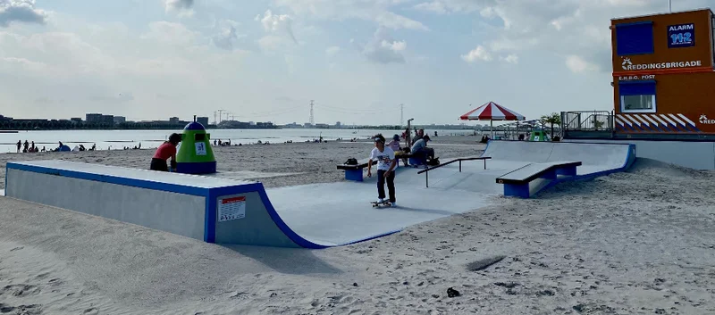 Skatepark Blijburg: skaten aan het strand